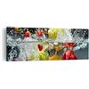 ARTTOR Moderno Quadro su Tela 140x50 cm Stampe da Parete Cucina - 2972 | Frutta Acqua Splash Quadro Decorativo XXL 1 pezzo Soggiorno Camera da Letto Arte da Parete Decorazione da Parete ARTTOR