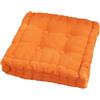 DOTBUY-SHOP Jacquard Cuscini Sedie Cucina Cuscini Coprisedia Cuscino Sedia Cucina Antiscivolo Morbido Cuscini Sedia per Ufficio Giardino Patio Pranzo Soggiorno (45x45 cm (Quadrato),Arancia)
