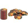 COM-FOUR® 20x coperchio di ricambio per vasetti di marmellata frutta - coperchio a vite per vasetti di architrave e barattoli di vetro - TO 82 mm (020 pezzi - TO 82 mm mix di frutta 1)