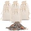 Zanfqvo Sacchetti Lavanda con Cedro e Menta - 3-IN-1 Naturale | Antitarme per Armadi Vestiti, Profumo Naturale di Lavanda, Favorisce Il Sonno e Il Rilassamentol, per Cassetti, Auto, Valigia