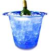 The Glowhouse Cool Blue LED Secchiello Per Il Ghiaccio