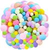 YULONGWU 260 Pezzi Mini Pompon Coloratis, Pom Pom Coloratis, Palline di Feltro Colorate, Pom Pon Colorati Piccoli, Mini Pon Pon Colorati Piccoli per DIY Artigianali Creative Ghirlande Nappe Abbigliamento (B)