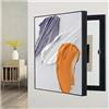 Qulamrdk Copri Quadro Elettrico Decorativo Copertura Decorativa Moderna Scatola Copertura Decorazione Dipinti Coperchio Decorativo per Scatola Elettrica(J,50x70cm)