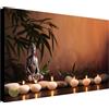 Wallazz Quadri Moderni Soggiorno Buddha, Thailandia, Buddismo - 100% Made in Italy - Stampa su Tela - Quadro Camera da Letto - Qualità Artigianale - 60x120cm