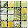 CONPHERON Adesivo per Piastrelle da Cucina, Adesiva Muro, Film di Cristallo Addensato, 20 fogli, 10 x 10 cm, Motivo a Mosaico 7