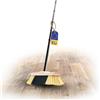Novaliv Scopa da camera con manico stabile, setole sintetiche, setole morbide e dense, scopa in legno, 4 cucchiai, manico artificiale in polipropilene, scopa per laminato e parquet