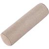 MSNCS Cuscino Cilindrico Cervicale,Cuscino Cilindrico per Letto/Divano Lungo 40/50/60/70/80/90/100/120 cm Sfoderabile, per Fianchi, Schiena, Pancia E Collo Supporto(Light khaki,20x150cm)