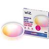 WiZ Plafoniera SuperSlim Smart WiFi 550mm, 22W, Luce Bianca o Colorata, Tecnologia SpaceSense, Controllo Vocale, Dimmerabile, Bianco