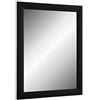 Online-GalleryKing TheMIRRROR - Specchio da parete incorniciato in vero vetro 35 x 90 cm, realizzato su misura in pino nero, ideale come specchio da corridoio o da salone, con ganci in metallo e materiale di montaggio