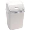 METALNOVA - Pattumiera con coperchio ribaltabile, 50 l