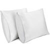 Lirex 2-Pack Federe per Cuscini, 100% Cotone Traspirante Federe Pillow Covers, 40 x 40 cm, Bianco
