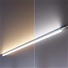 ledscom.de Luce LED sottopensile RIGEL, temperatura colore regolabile, spina, 113 cm, 14,6 W, 1747lm, bianco caldo/bianco