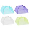 Pwsap 4 Pack Coprivivande a Rete Pieghevole AntiInsetti Copri Alimenti Copertura Tende Ombrello Pop-up Tenda Copertura Alimenti Tenere all' Aperto Cibo Copertura Fuori Mosche, Bug, Zanzare, 35 * 35cm