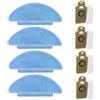 VersaGenius Set di 8 sacchetti per aspirapolvere per aspirapolvere LARESAR Clean L-6 per Nex per Lubluelu SG60 SL-60 SL-60D SL-61 per robot aspirapolvere Tikom L9000