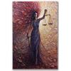 Optivixity Poster su tela con stampa di Lady Justice, studio legale, equità e giustizia, decorazione