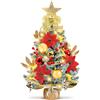 Bopertrove Mini Albero di Natale Piccolo, Albero di Natale con Luci Incorporate, 60cm Alberi di Natale da Tavolo, Addobbi Natalizi per La Casa, Alberelli di Natales Piccoli con Luci LED, Christmas Tree