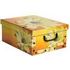 OEM SYSTEMS Scatola contenitore baule Portabiancheria per indumenti 37X31X16 cm