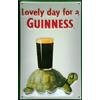 Guinness Tartaruga 3D goffrato Vintage Tin Metal Pub Sign