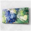 ARTHUB® Quadro in vetro 60x150 cm, 4mm temperato | Quadri moderni in vetro per soggiorno e camera da letto, decorazione da parete, arredamento d'interni, Astratti, Green Paint Marble