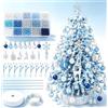 OLLDORPH Albero Di Natale Con Perline,Kit Fai-Da-Te Per Albero Di Natale Con Perline | DIY Beaded Christmas Tree Kit,Mini Albero Di Natale Di Perline,Albero Di Natale Con Perline Fai Da Te