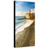 WALLAZZ Quadri Moderni Soggiorno Liguria - Genova, Sanremo, Alassio, Rapallo, Santa Margherita - 100% Made in Italy - Stampa HD su Tela Canvas - Quadro Camera da Letto - Qualità Artigianale - 60x120cm