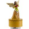 YT3 STUDIO Angelo statuine che tengono cuore resina pregare angelo scultura dipinta a mano statua