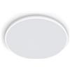 Philips LED Plafoniera Ozziet, Media, Due Zone Luminose, Tre Impostrazioni, 2700K, 22W, Bianco