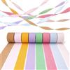 JIZZU 8 Rotoli Carta Crespa Colorata Decorativa, 8 Colori, 4,5 cm x 25 m/Rotolo | Rotoli di Carta Crespa Morbida ed Elastica, Facile da Modellare, Ideali per Decorazioni Feste, Compleanni e Matrimoni