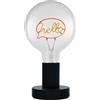 OSRAM Lampada da tavolo LED 1906 Letter Hello lettering 1,2W E27 | 1906 Letter Table, Ambient Mood Light, Black, 15000 h, confezione da 1