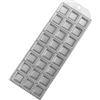 Fackelmann Stampo in Alluminio per Ravioli Quadrati, a 24 impronte, Dimensione Raviolo 3x3 cm, Dimensioni stampo 29x10,5x1,3 cm, Linea Sybaris Made in Italy