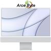 APPLE IMAC 2021 24" pollici processore M1 ram 16GB SSD 1TB SILVER Fatturabile