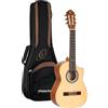 Ortega Guitars Chitarra Concerto Requinto Series - corpo profondo - include Gig Bag - abete Engelmann massello / sapele (RQ38)