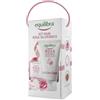 equilibra, Kit Mani Rosa Ialuronica, Kit Regalo con Crema Mani, Levigante e Protettiva, 75ml e Sapone 100% Vegetale, con Estratto di Rosa Damascena, Acido Ialuronico