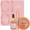 La Provençale - Cofanetto Le Glow d'Iris Mittenaere - Cofanetto per il trucco e la cura - Siero Booster di brillamento multiuso - La polvere brillare l'istantanea dorata - Il Mascara Volume Ardent