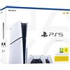 Sony PS5 Blu-Ray Edition Console Pacchetto di Due Controller DualSense - Bianco