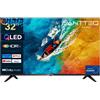 AV32H5Q Televisore 32 Pollici QLED Smart TV Bluetooth Con Triplo Tuner HD (Dvb-C