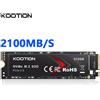 Kootion SSD NVMe M.2 2280 1TB 512GB 256GB PCIe 3.0x4 KOOTION X15Lite