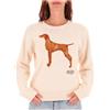 Polo Ralph Lauren Maglione crema in cotone con cane ricamato