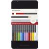 Moleskine Naturally Smart Set Matite a Pastello in 12 Colori, Legno Naturale di Cedro Certificato, Mina 3 mm, Formato 10 x 18 x 1.2 cm
