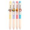 Mr. Wonderful Set di 4 Penne Cancellabili con Charm Panda Rosso, Ape, Capibara e Riccio