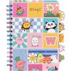Mr. Wonderful Quaderno A5 con Divisori Wonder Comic - 160 Pagine a Quadretti con 5 Linguette Laterali