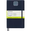 Moleskine Classic Notebook Expanded, Taccuino con Pagine Bianche, Copertina Morbida e Chiusura Elastica, Formato Large 13 x 21 cm, Colore Blu Zaffiro, 400 Pagine