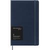 Moleskine Smart Notebook, Sistema di Smart Writing, Smart Notebook con Copertina Rigida, Pagine a Righe e Chiusura Elastica, Colore Blu Zaffiro, Formato Large 13 x 21 cm