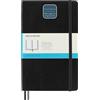 Moleskine Classic Notebook Expanded, Taccuino con Pagine Puntinate, Copertina Morbida e Chiusura Elastica, Formato Large 13 x 21 cm, Colore Nero, 400 Pagine