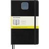 Moleskine Classic Notebook Expanded, Taccuino a Quadretti, Copertina Morbida e Chiusura Elastica, Formato Large 13 x 21 cm, Colore Nero, 400 Pagine