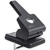 Rapesco 1631 Perforatrice per Alti Spessori a 2 Fori HD865-P, Nero | Protezione Antibatterica Germ-Savvy