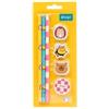 Mr. Wonderful Set con 3 Matite, 3 Gomme e 1 Temperamatite Wonder Comic - Kit Cancelleria Scuola e Disegno