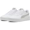 PUMA Carina 3.0 Metallic Whisper Sneaker, Bianco Argento, 40, White Silver, 41 EU