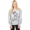 Disney Mickey Forward Sketch Felpa Donna
