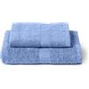 Caleffi Set 2 Asciugamani Viso e Ospite 40x60 + 55x100 cm 100% Cotone | Spugna morbida e assorbente, coppia viso + bidet, tinta unita, resistenti ai lavaggi, uso quotidiano